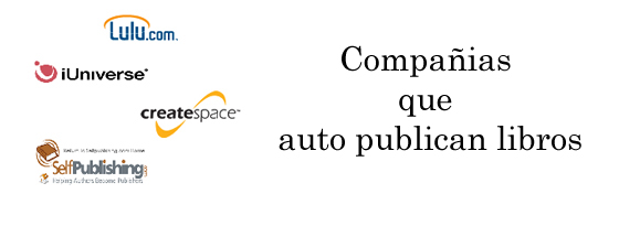 Compañias que auto publican libros